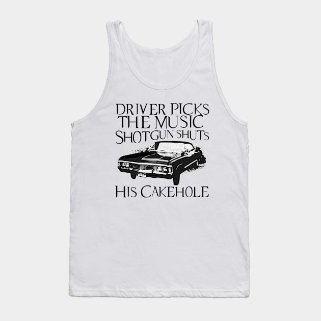 Driver Picks The Music Tank Top by Plan8